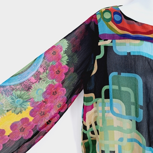 Desigual Multicolor Patterned Blouse - Picture 4 of 7